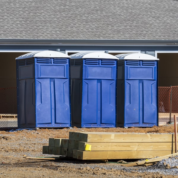 do you offer hand sanitizer dispensers inside the portable toilets in Gouldsboro